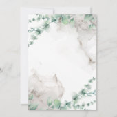 結婚式の日程お知らせ招待状 招待状 (裏面)