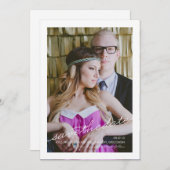 結婚式の日程お知らせ セーブザデート (正面/裏面)