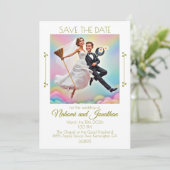 結婚式の日程を控えておいてくださいという招待状 招待状 (スタンド正面)