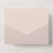 結婚式の日程を控えて オールインワン招待状 (裏面)