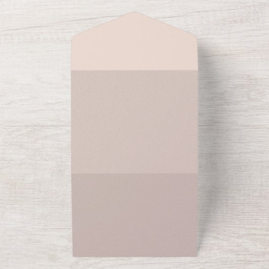 結婚式の日程を控えて オールインワン招待状 (外側)