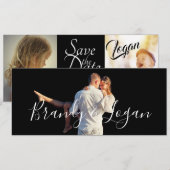 結婚式の日程を知らせる写真カード セーブザデート (正面/裏面)