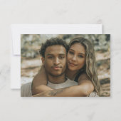 結婚式の日程変更 新しい日付をセーブ ダスキーローズ セーブザデート (裏面)