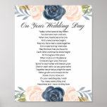 結婚式の日結婚の詩 ポスター<br><div class="desc">これは贈り物の結婚式結婚の詩だ。それは心温まり、Aのための完璧な贈り物を作る結婚だろう。</div>
