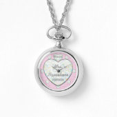 結婚式の日退会。婚約した!フィアンス 腕時計 (正面)