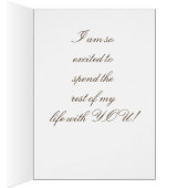 結婚式の日、「お前と一生を過ごすのが待ち遠しい」 (内側 (右))