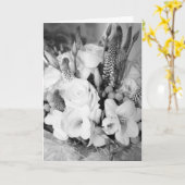 結婚式の日 カード (黄色い花)