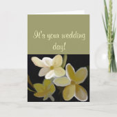 結婚式の日 カード (正面)