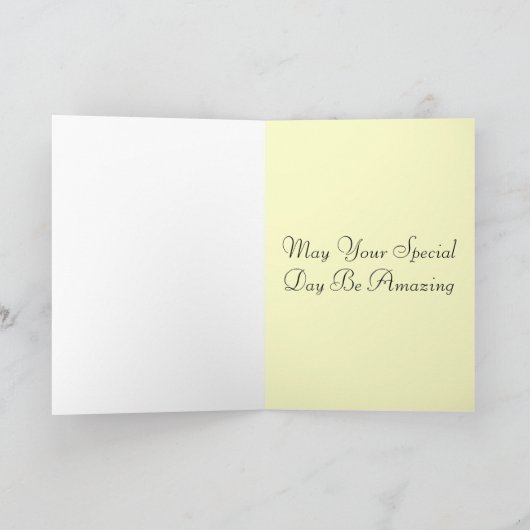 結婚式の日 カード (内部)