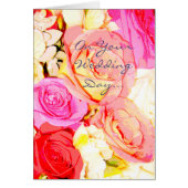 結婚式の日 – カード (正面)