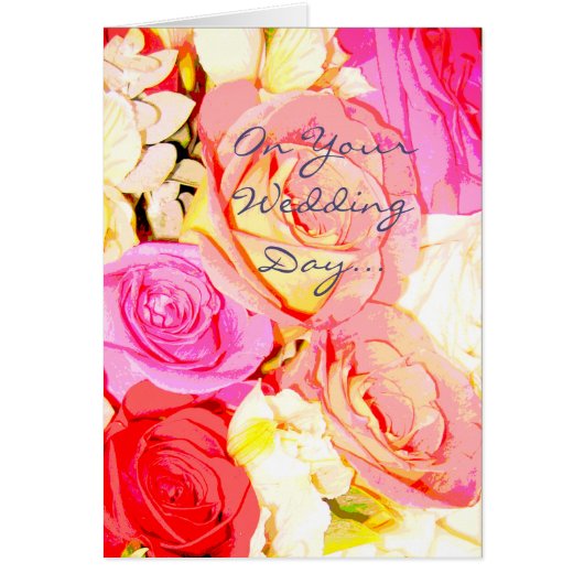 結婚式の日 – カード (正面)