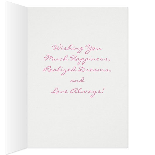 結婚式の日 – カード (内側 (右))