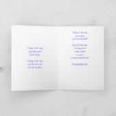 結婚式の日 カード (内部)