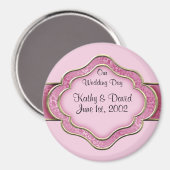 結婚式の日(バラ) マグネット (正面/裏面)