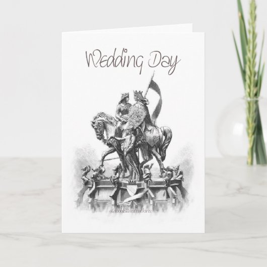 結婚式の日 – ルネッサンス – スケッチ カード (正面)