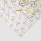 結婚式の日-金ゴールド 薄葉紙 (詳細)