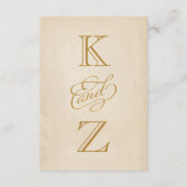 結婚式の明細カードの|照らされた庭 エンクロージャーカード (裏面)