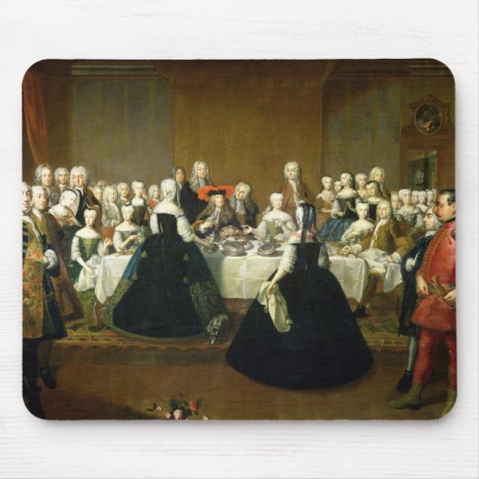 結婚式の朝食 マウスパッド (正面)