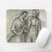 結婚式の朝-出発、c.1846 マウスパッド (マウス)