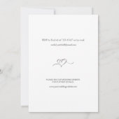 結婚式の案内カード ヴィンテージ 結婚式のお知らせ セーブザデート (裏面)