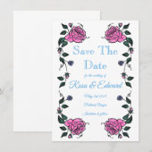 結婚式の案内カード（平型） 案内状 (正面/裏面)