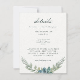 結婚式の案内カード 招待状