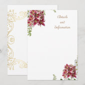 結婚式の案内カード 詳細情報 サンキューカード (正面/裏面)