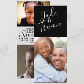 結婚式の案内写真カード セーブザデート (正面/裏面)