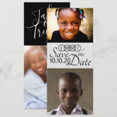 結婚式の案内写真カード セーブザデート (正面/裏面)