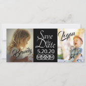 結婚式の案内写真カード セーブザデート (裏面)