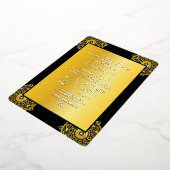 結婚式の案内状 オセロット+Save+the+Date 箔招待状 (回転した状態)