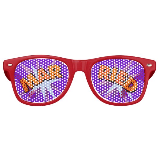 結婚式の楽しみ 現代的 レトロサングラス (正面)