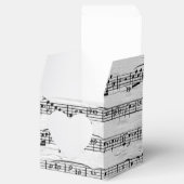 結婚式の楽譜　樺の木の背景 フェイバーボックス (オープン)