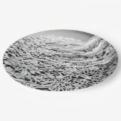 結婚式の標準的な紙皿 ペーパープレート (アングル)