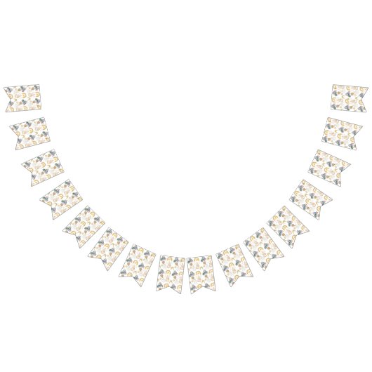 結婚式の模様 - バンティングフラッグ (全)