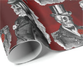 結婚式の死まで骨組スカルの`は私達を部分します ラッピングペーパー (ロールコーナー)