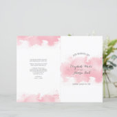 結婚式の水スタイリッシュ色赤面ピンク (スタンド正面)