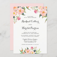 結婚式の水彩植物園の花