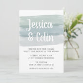 結婚式の水彩筆致招待状 招待状 (スタンド正面)