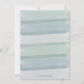 結婚式の水彩筆致招待状 招待状 (裏面)