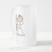 結婚式の準備をする花嫁 マグカップ (正面左)