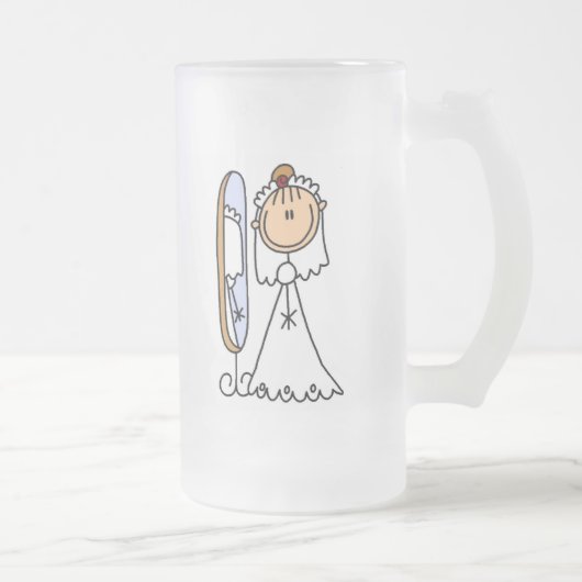 結婚式の準備をする花嫁 マグカップ (右)
