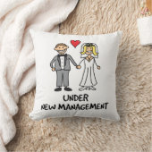 結婚式の漫画-新しい管理の下の… クッション (ブランケット)