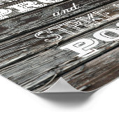 結婚式の看板 - 小道具を手に取ってポーズを決めよう ポスター (角)