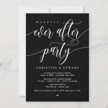 結婚式の秘密の挙式、ハッピーエバーアフターパーティー