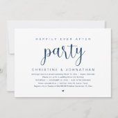 結婚式の秘密の誓い、ハッピーエバーアフターパーティー招待状 招待状 (正面)