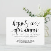 結婚式の秘密の誓い、ハッピーエンドのディナー&ダンス 招待状 (スタンド正面)