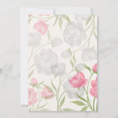 結婚式の節約日付通知カード 招待状 (裏面)