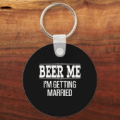 結婚式の素晴らし日に新郎とgroomsmenの贈り物 キーホルダー (正面)