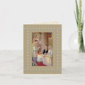 結婚式の結婚の花嫁の新郎のイエス・キリストの司祭 カード (正面)